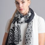 SCIARPA  PATCHWORK SETA COTONE