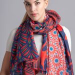 SCIARPA PETCHWORK SETA COTONE