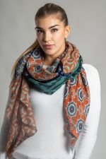 SCIARPA LANA PATCHWORK
