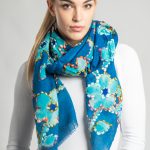 SCIARPA LANA RICAMATA