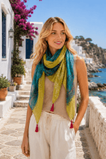 SCIARPA COTONE HANDBLOCK