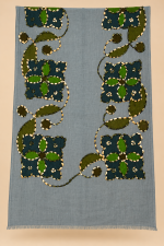 SCIARPA LANA RICAMATA - Image 3